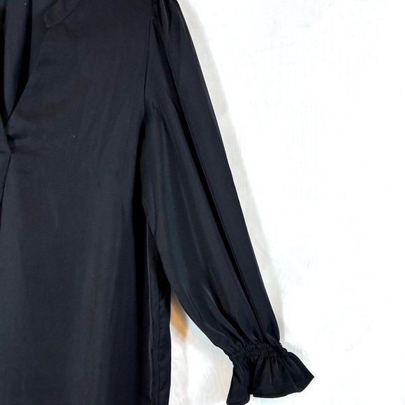 NWT Womens Black Long Sleeve Rayon tunic Dress / XL - Picture 6 of 9